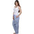 Vixenwrap Sky Blue Checkered Cotton Pyjama