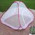 Story@Home Double Bed foldable Mosquito Net Pink-MOS101