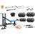 GB 20 KG HOME GYM SET PACK WITH 8 IN 1 BENCH, 4 RODS, GLOVES, ROPE