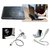 Combo USB Powered Metal Body Cooling Pad + USB Fan + USB 3 LED Light + OTG Cable
