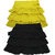 Juscubs 3Frills Skirt With Self Fabric Bow Yellow-Blk