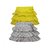 Juscubs 3Frills Skirt With Self Fabric Bow Yellow-Grey