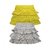 Juscubs 3Frills Skirt With Self Fabric Bow Yellow-Grey