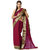 Fabulous Garment Maroon Cotton Saree