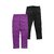 Juscubs Leggings Purple Glitter-Blk Glitter