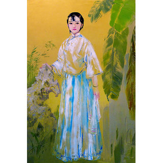 Vitalwalls Portrait Canvas Art Print (Oriental-269-45)