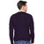 Duke Striped Round Neck Purple Casual Mens Sweater By Returnfavors