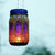 Hand Painted Eclectic Mason Jar Hanging Lantern