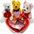 Love Angles Valentine Teddybear With Chocolate Hearts