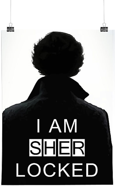 Buy Mc Sid Razz Sherlock I Am Sherlocked Poster Online 249 From Shopclues