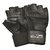 Body Maxx Leather Gym Gloves With Wrist Support (Black Color)