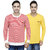 Pro Lapes Stripped Sweatshirt & V-Neck T-Shirt Combo Pack