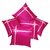 Gift Wrap Fushia Cushion Covers 40X40 Cms -5 pcs set (ZE6065)