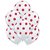 Ziggle Red Polka Dot Balloons Printed Extra Large Size (Pack of 25)