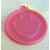 Funcart Helium Plastic Ballon Weight Smiley Face Round Shape-Pink Color