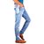 Fashion Light Blue Cotton And Lycra Slim Jeans For Men (FJ-1901 Lt Blue)