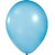 Funcart Light Blue 8 Metallic Latex Balloons (Pack Of 10)