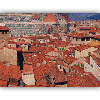 Vitalwalls Landscape Painting Canvas Art Print (Landscape-284-F-45Cm)
