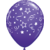 Funcart Purple Confetti Printed Balloons (Pack Of 5)