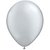 Funcart Silver 8 Metallic Latex Balloons (Pack Of 10)