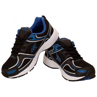 Buy Mayor Mens Black And Blue Lace-up Running Shoes Online @ ₹1389 from ...