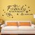 Pvc Quote Family Where Life Begins Wall Sticker (31X28 Inch)