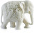 Sovam International Handicrafts White Marble Elephant Showpiece