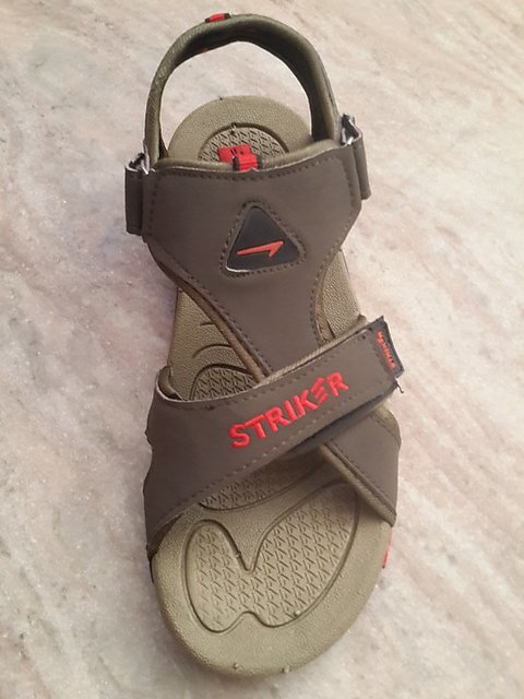 Buy online Grey Synthetic Back Strap Sandals from Sandals and Floaters for  Men by Striker for ₹830 at 45% off | 2024 Limeroad.com