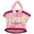 Dealbindaas Multi Utility Cum Diaper Bag Soft Teddy Bag (Pink  Cream)