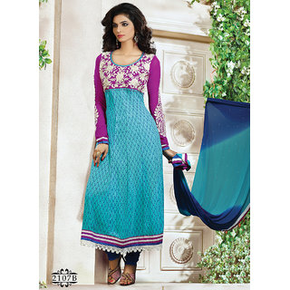 Exhilarating Printed Churidar Salwar Suit