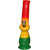 Moksha PIC504R Ceramic Water Pipe Rasta Color