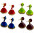 Combo pack of 4 Handmade Paper Jewellery Quilled earrings Jhumka-Dangler
