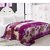 k decor very soft double bed flano blanket(f-001)