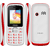 I Kall K55 White- Red (1.8 Inch,Dual Sim, BIS Certified, Made in India)