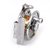 Stainless Steel Fly Fishing Reel Ball Bearings Left or Right Handed Silver