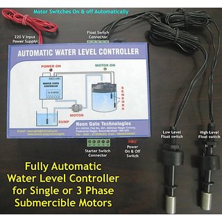 Fully Automatic Water Level Controller for 1 or 3 Phase Submercible ...