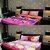 Akash Ganga Multi-Colour 2 Double Bedsheet with 4 Pillow Covers (KK COMBO 102)
