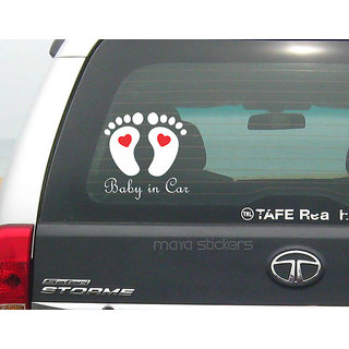 Beautifully designed Baby in Car / Baby on board sticker decal for cars