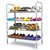 Everything Imported Portable 4 Layer Metal Shoe Rack Holds upto 12 Pairs