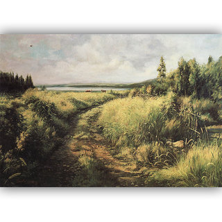 Vitalwalls Landscape Painting Canvas Art Print (Landscape-242-60cm)