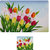 E-Retailer Stylish Multi Flowers Design Table Mates (set of 6 Pcs.)