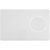 E-Retailer Supreme White with waves Design Plastic Table Mats (Set of 6 Pcs.)