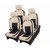 Hi Art Beige/Black Complete Set Leatherite Seat covers Maruti WagonR New