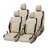 Hi Art Beige/Black Complete Set Leatherite Seat Covers Tata Safari Dicor