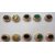attractive cluster real semiprecious tops 5 pair(special offer)
