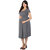 MomToBe Maternity / Pregnancy gown / Dress ethnic Black  White