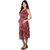 MomToBe Maternity / Pregnancy gown/ Dress Floral Pink