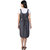 MomToBe Maternity / Pregnancy Gown / Dress Carbon Black and White