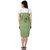 MomToBe Maternity / Pregnancy Gown / Dress Green and White