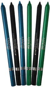Mars Soft Kohl Kajal Eyeliner Pencil Good Choice Pack Of 3